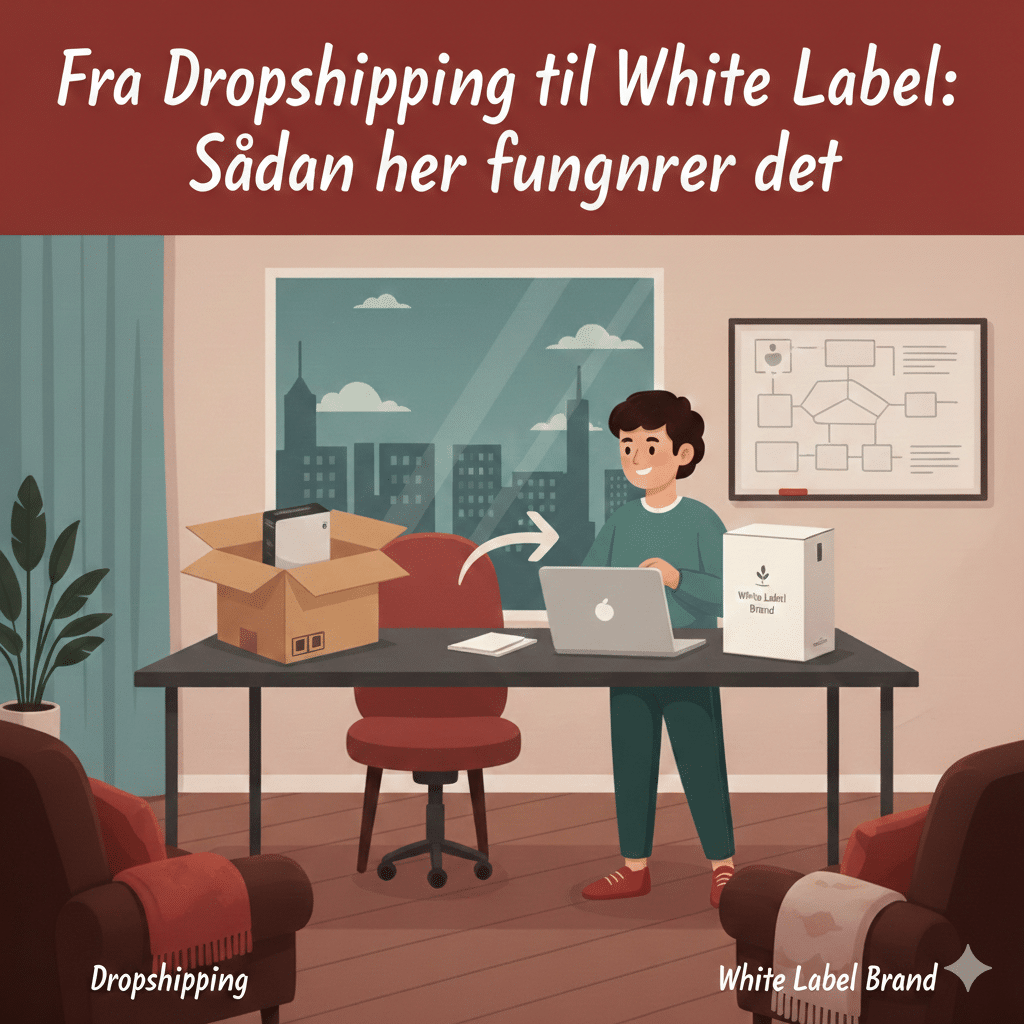 Fra Dropshipping til White Label: Sådan her fungerer det